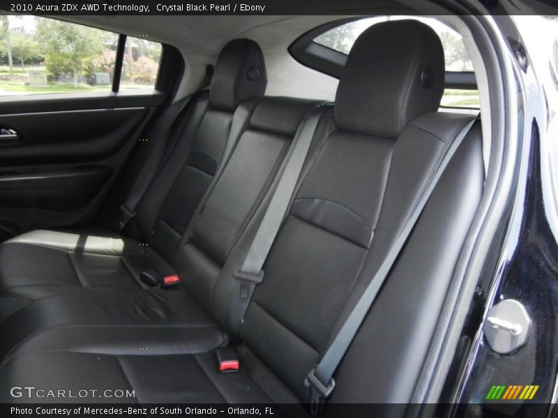 Crystal Black Pearl / Ebony 2010 Acura ZDX AWD Technology