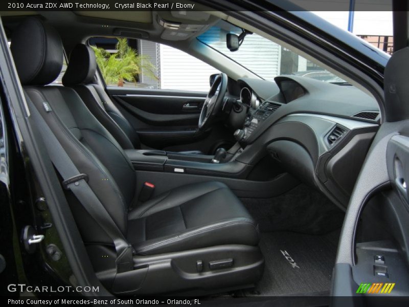 Crystal Black Pearl / Ebony 2010 Acura ZDX AWD Technology
