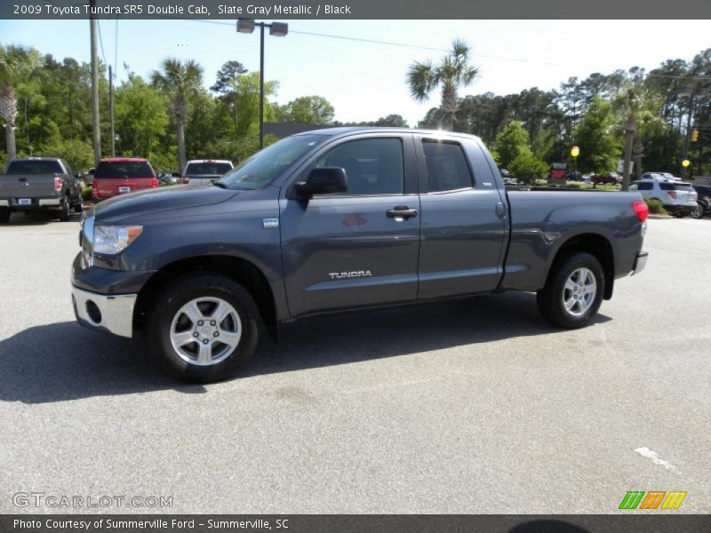 Slate Gray Metallic / Black 2009 Toyota Tundra SR5 Double Cab