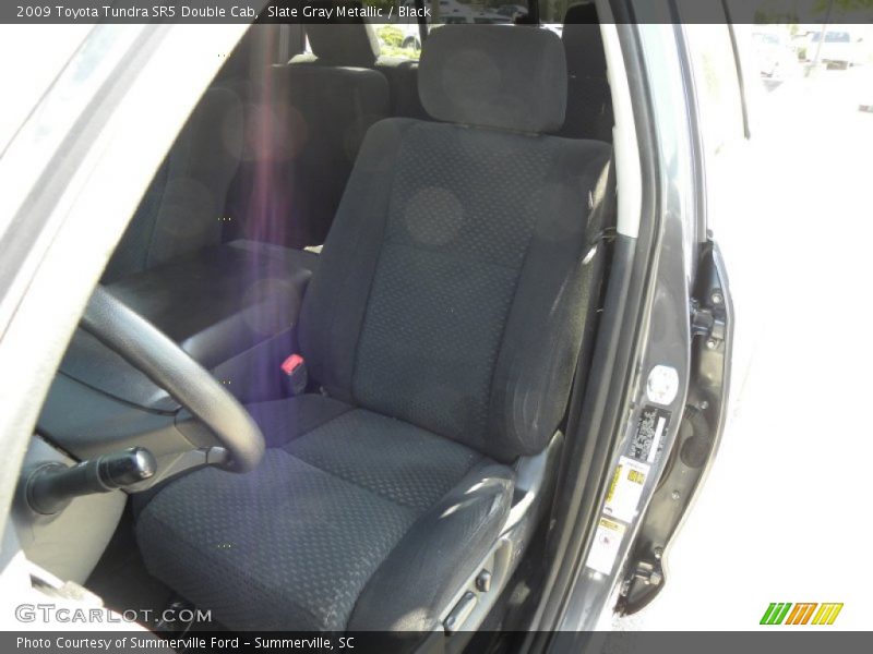 Slate Gray Metallic / Black 2009 Toyota Tundra SR5 Double Cab