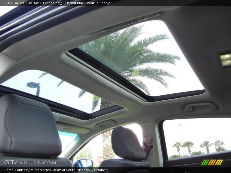 Sunroof of 2010 ZDX AWD Technology