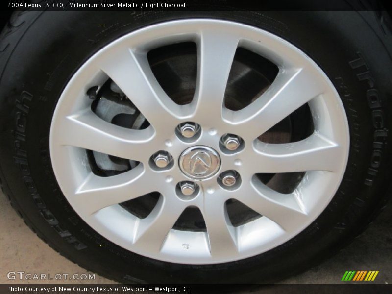 Millennium Silver Metallic / Light Charcoal 2004 Lexus ES 330