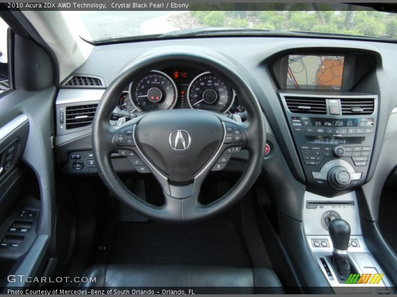 Dashboard of 2010 ZDX AWD Technology