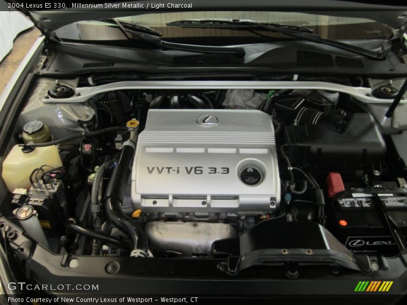 Millennium Silver Metallic / Light Charcoal 2004 Lexus ES 330