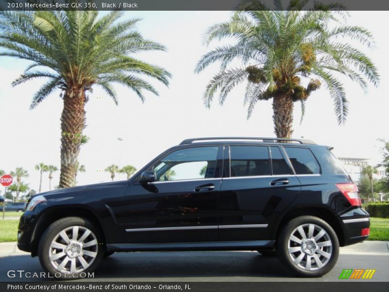 Black / Black 2010 Mercedes-Benz GLK 350