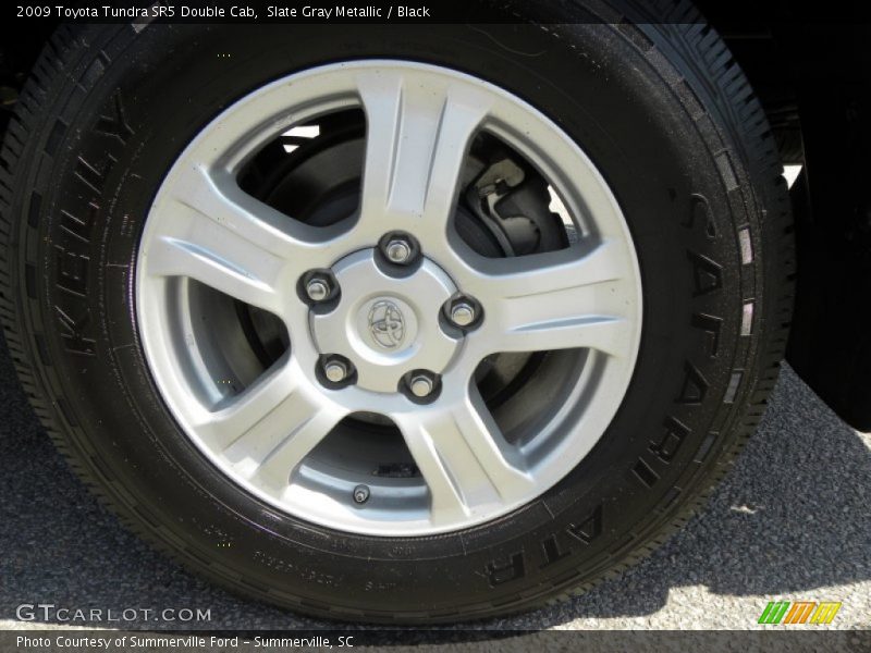 Slate Gray Metallic / Black 2009 Toyota Tundra SR5 Double Cab