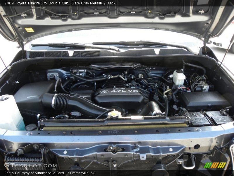 Slate Gray Metallic / Black 2009 Toyota Tundra SR5 Double Cab