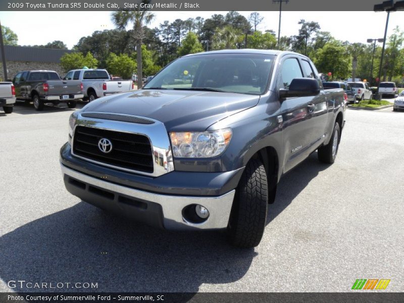 Slate Gray Metallic / Black 2009 Toyota Tundra SR5 Double Cab