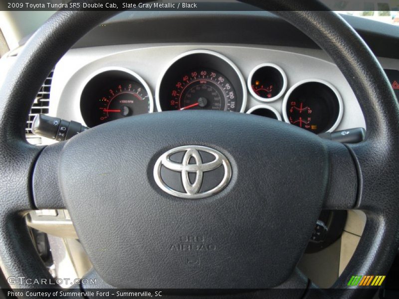 Slate Gray Metallic / Black 2009 Toyota Tundra SR5 Double Cab