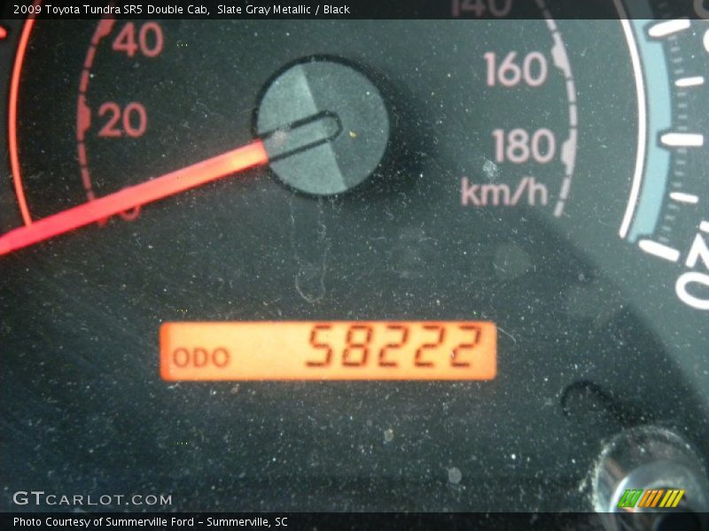 Slate Gray Metallic / Black 2009 Toyota Tundra SR5 Double Cab