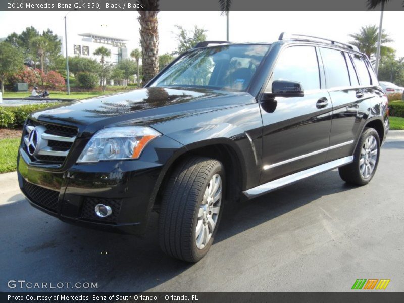 Black / Black 2010 Mercedes-Benz GLK 350