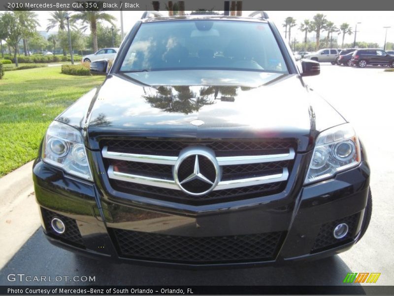 Black / Black 2010 Mercedes-Benz GLK 350