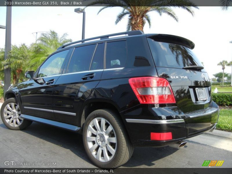 Black / Black 2010 Mercedes-Benz GLK 350