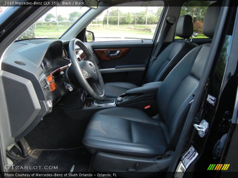 Black / Black 2010 Mercedes-Benz GLK 350