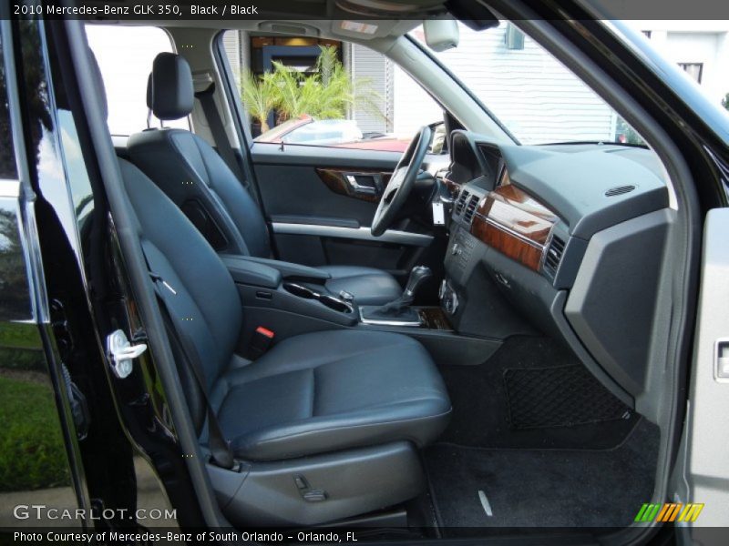 Black / Black 2010 Mercedes-Benz GLK 350