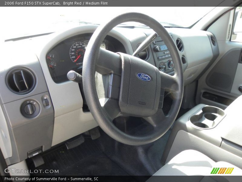 Bright Red / Medium Flint 2006 Ford F150 STX SuperCab