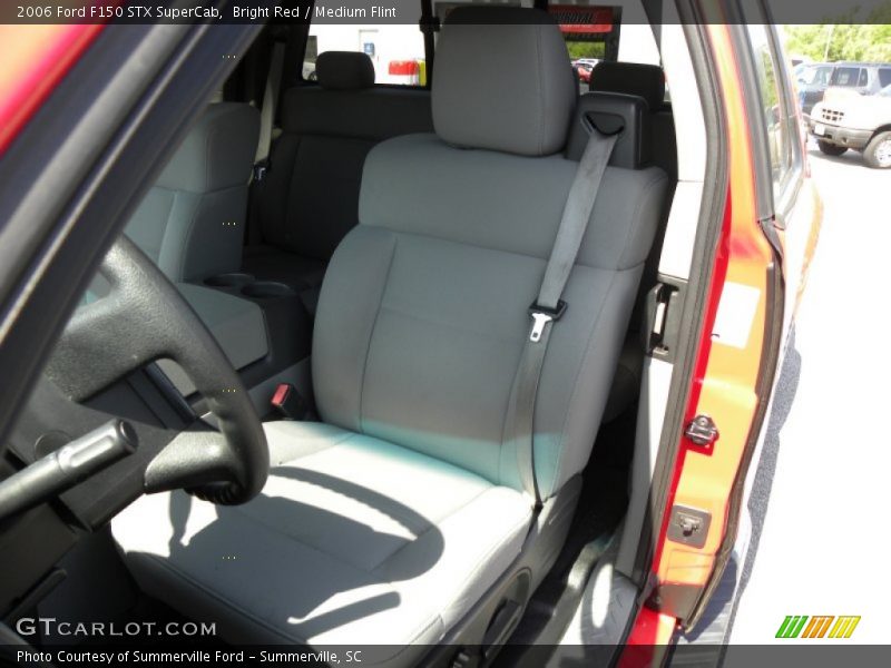 Bright Red / Medium Flint 2006 Ford F150 STX SuperCab