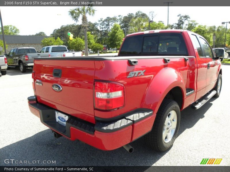Bright Red / Medium Flint 2006 Ford F150 STX SuperCab