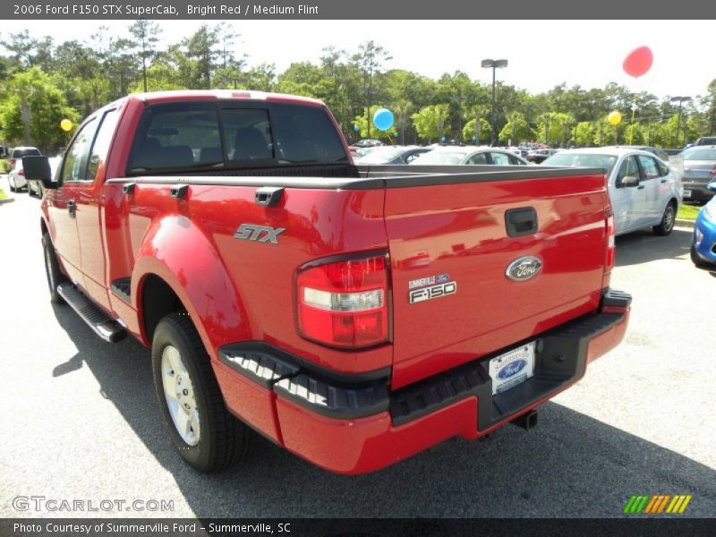 Bright Red / Medium Flint 2006 Ford F150 STX SuperCab