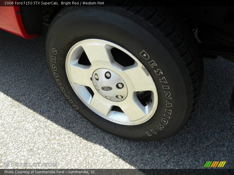 Bright Red / Medium Flint 2006 Ford F150 STX SuperCab