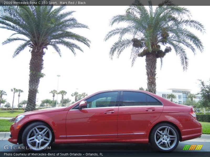  2009 C 350 Sport Mars Red