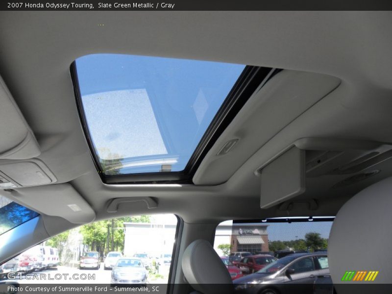 Slate Green Metallic / Gray 2007 Honda Odyssey Touring