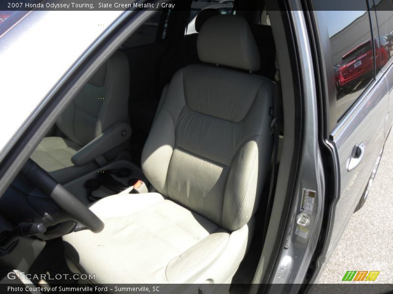 Slate Green Metallic / Gray 2007 Honda Odyssey Touring