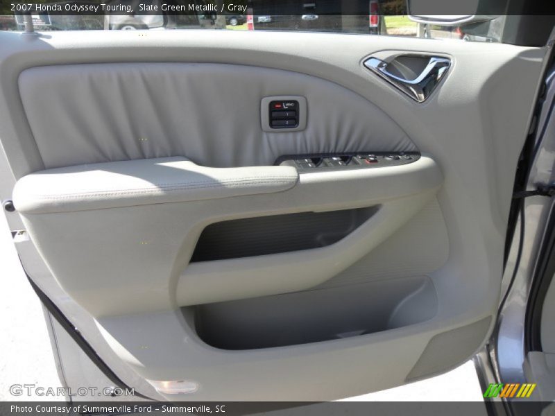 Slate Green Metallic / Gray 2007 Honda Odyssey Touring