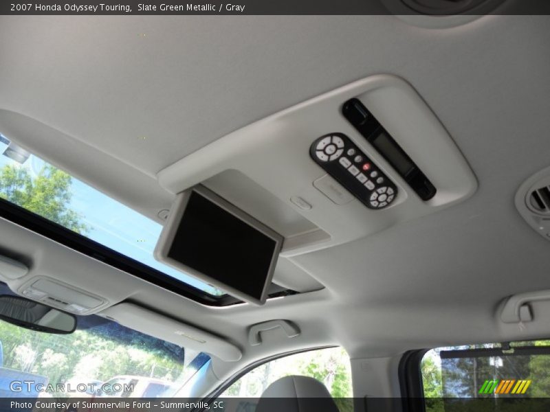Slate Green Metallic / Gray 2007 Honda Odyssey Touring