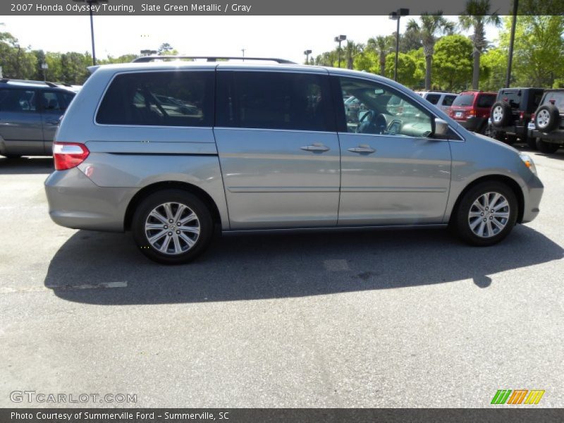 Slate Green Metallic / Gray 2007 Honda Odyssey Touring