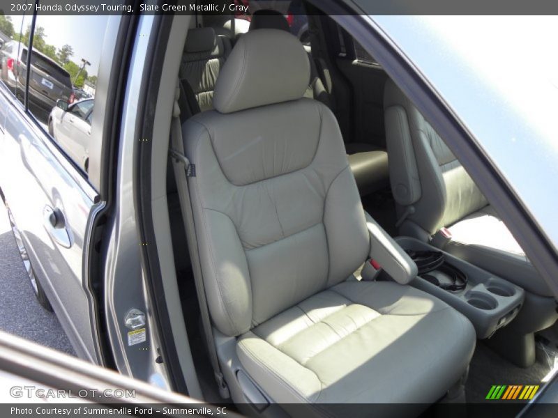 Slate Green Metallic / Gray 2007 Honda Odyssey Touring