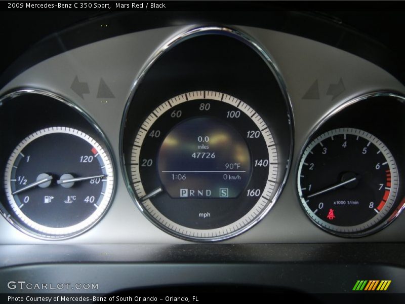 2009 C 350 Sport 350 Sport Gauges
