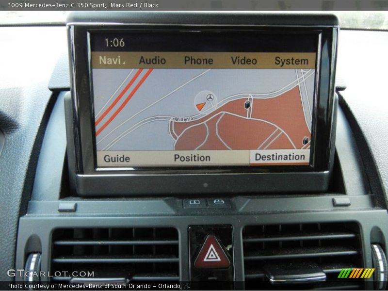 Navigation of 2009 C 350 Sport