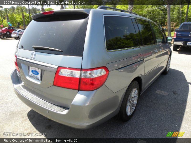 Slate Green Metallic / Gray 2007 Honda Odyssey Touring