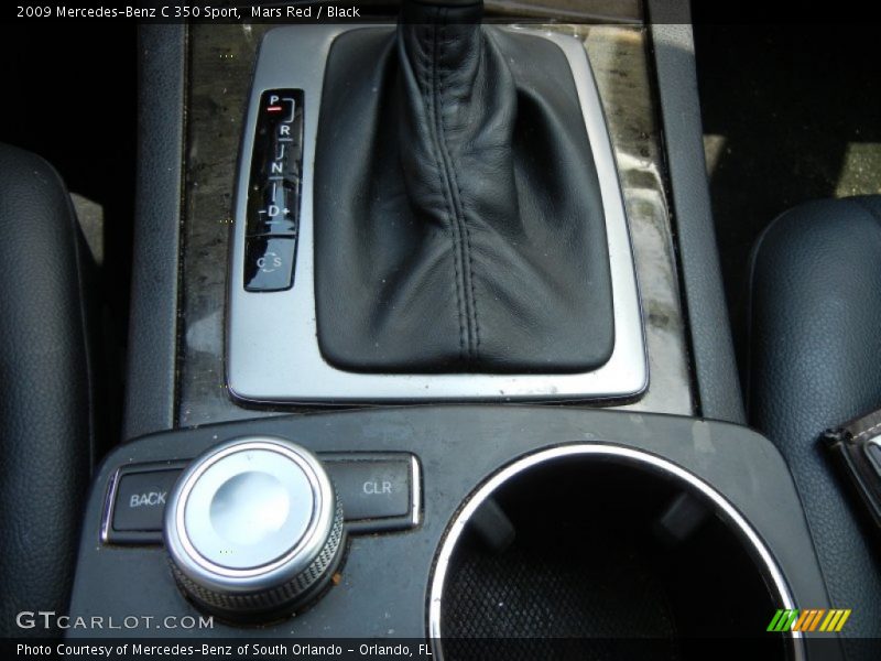 Mars Red / Black 2009 Mercedes-Benz C 350 Sport