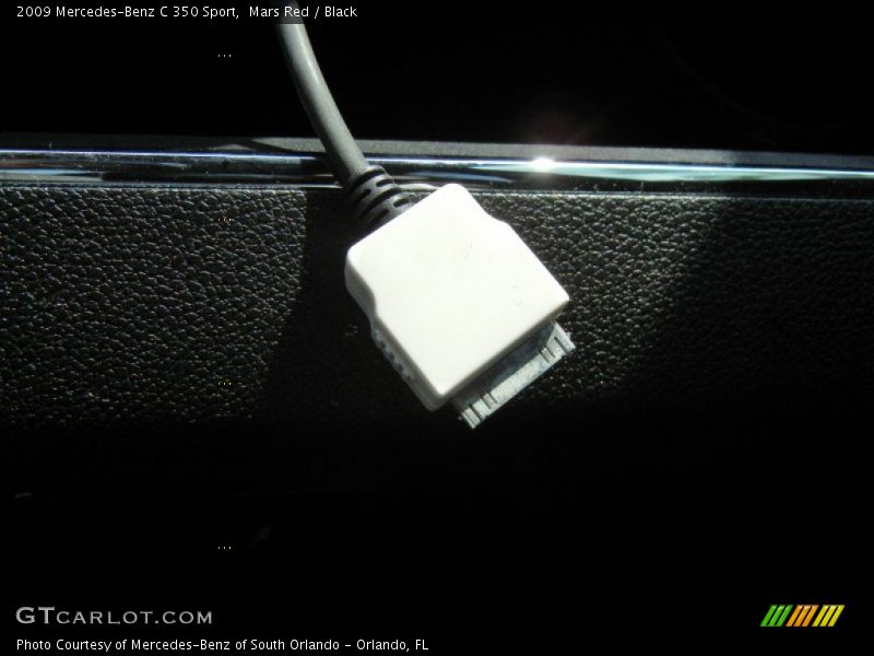 Mars Red / Black 2009 Mercedes-Benz C 350 Sport