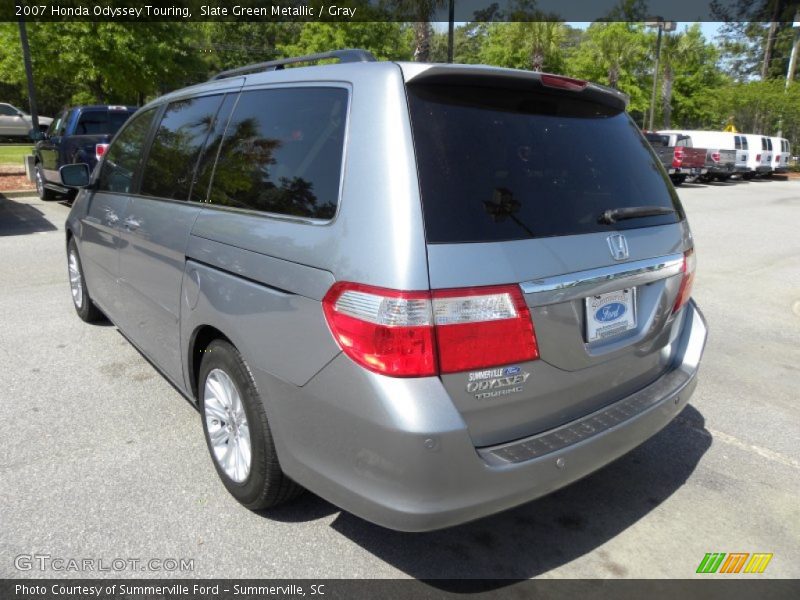 Slate Green Metallic / Gray 2007 Honda Odyssey Touring