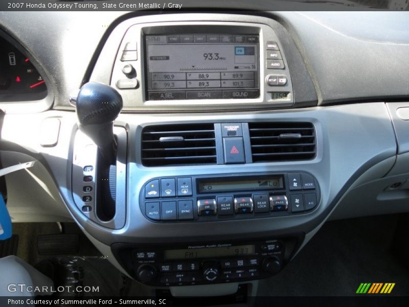 Slate Green Metallic / Gray 2007 Honda Odyssey Touring