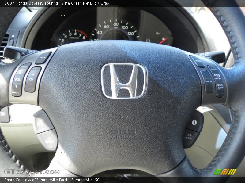 Slate Green Metallic / Gray 2007 Honda Odyssey Touring