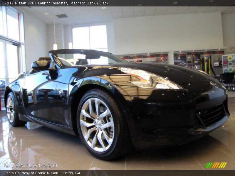 Magnetic Black / Black 2012 Nissan 370Z Touring Roadster