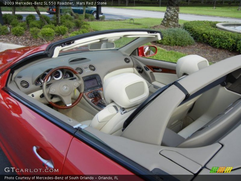  2009 SL 550 Roadster Stone Interior