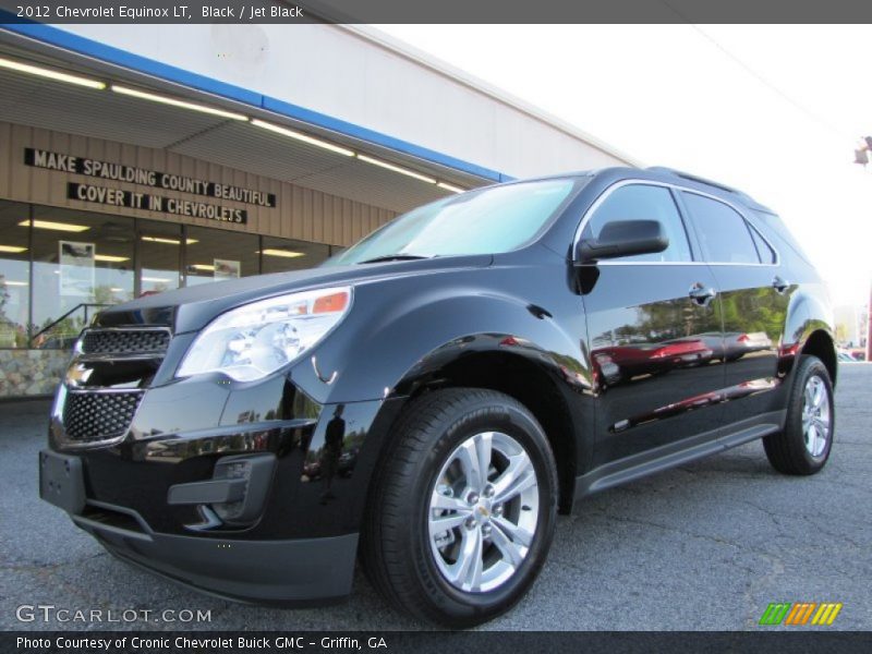 Black / Jet Black 2012 Chevrolet Equinox LT