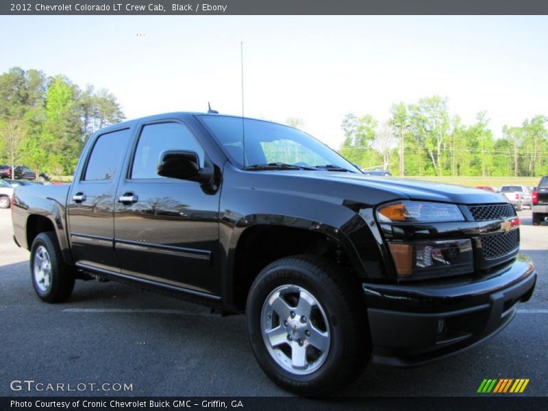 Black / Ebony 2012 Chevrolet Colorado LT Crew Cab