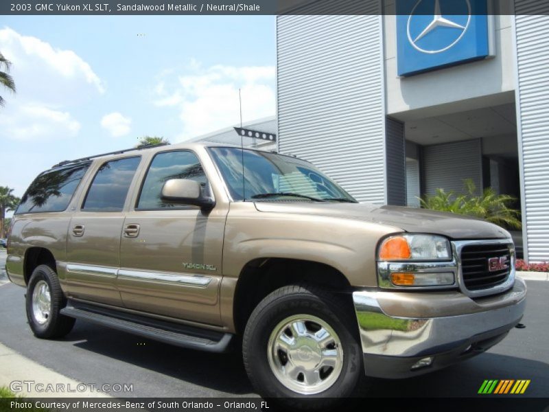 Sandalwood Metallic / Neutral/Shale 2003 GMC Yukon XL SLT