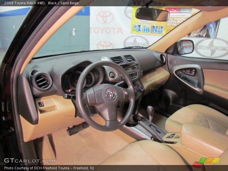 Black / Sand Beige 2009 Toyota RAV4 4WD