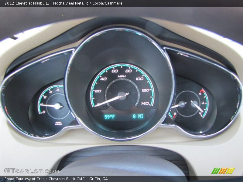 Mocha Steel Metallic / Cocoa/Cashmere 2012 Chevrolet Malibu LS