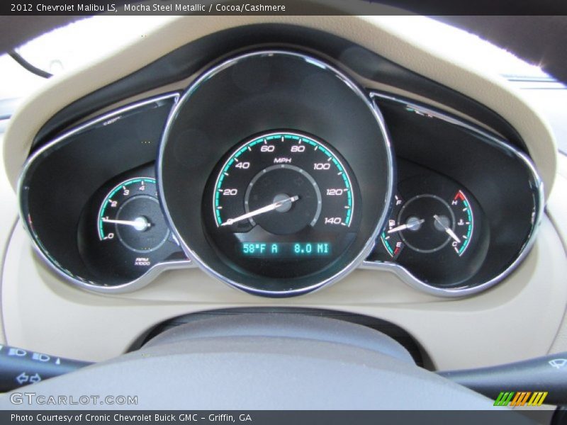 Mocha Steel Metallic / Cocoa/Cashmere 2012 Chevrolet Malibu LS