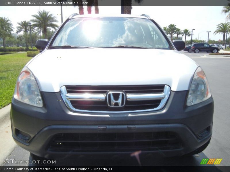 Satin Silver Metallic / Black 2002 Honda CR-V LX