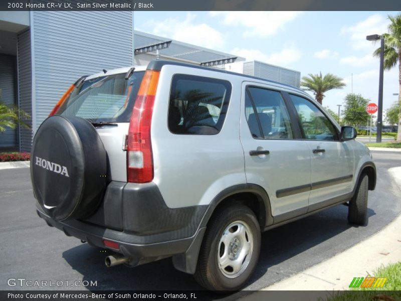 Satin Silver Metallic / Black 2002 Honda CR-V LX