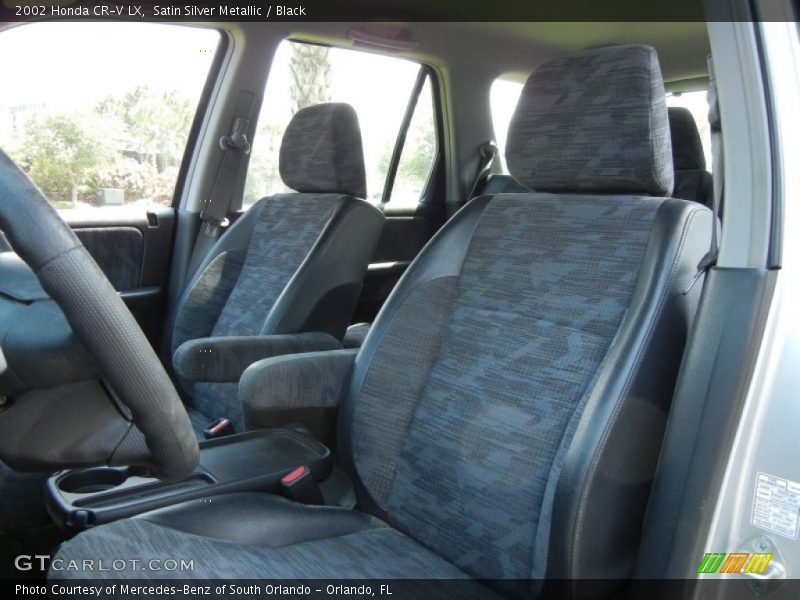 Satin Silver Metallic / Black 2002 Honda CR-V LX